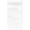 Plymor 3" x 5", 4 Mil with Hang-Hole Heavy Duty Zipper Reclosable Plastic Bags